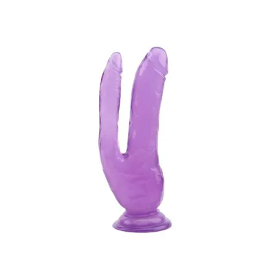 Xander Double Dildo 7 8 Inch Purple 7 8 Inch