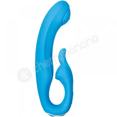 Evolved Sea Breeze Bunny Blue Fully Flexible Squishy Soft Rabbit Vibrator