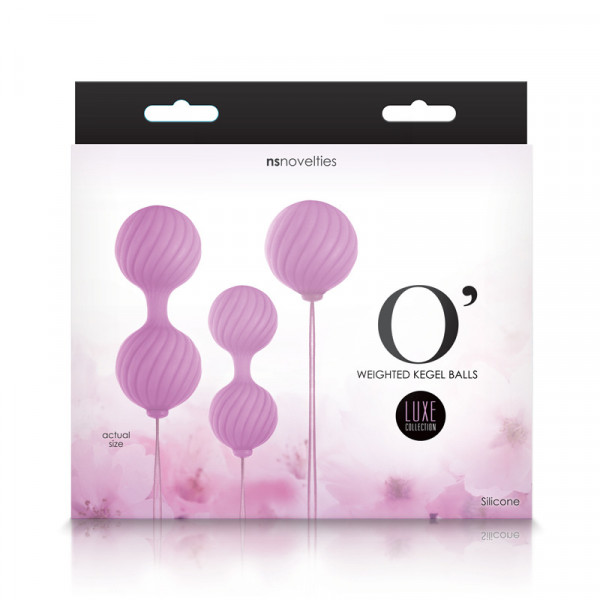 Luxe O Weighted Kegel Balls Pink