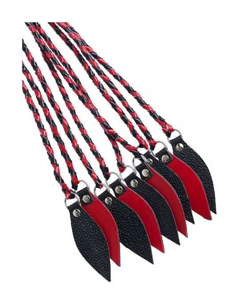 Bound X Leather Leaf Tip Cat O Nine Tails