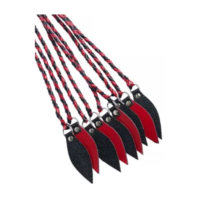 Bound X Leather Leaf Tip Cat O Nine Tails