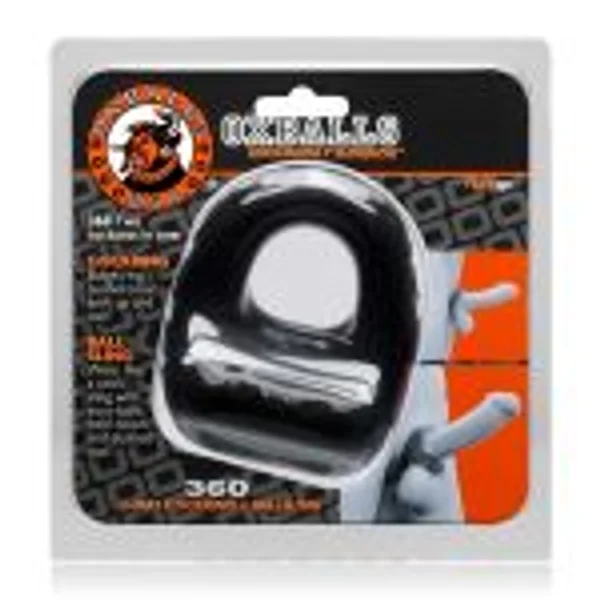 360 Cockring And Ballsling Black — image 17 of 18