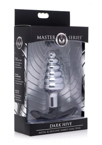 Dark Hive Metal and Silicone Anal Plug