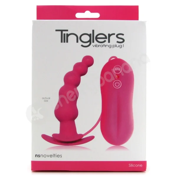 Tinglers I Pink Vibrating Butt Plug