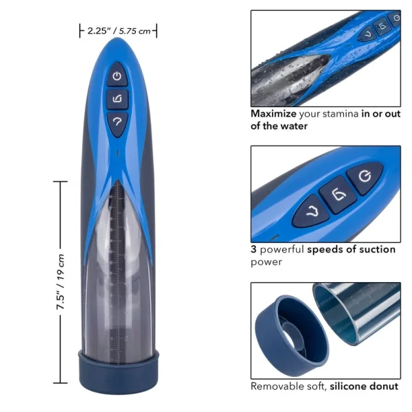 Optimum Series Waterproof Rechargeable Penis Pump