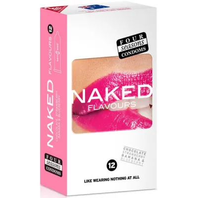 Four Seasons Naked Flavours Condoms 12 pack