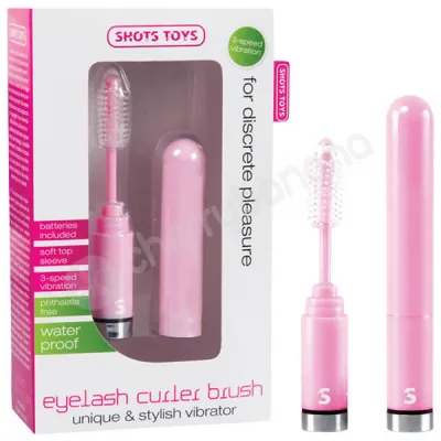 Shots Toys Pink Eyelash Curler Brush