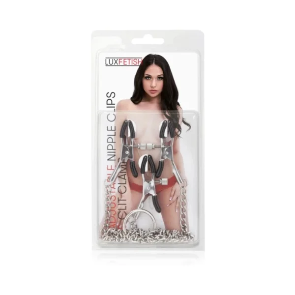 Lux Fetish Adjustable Nipple And Clit Clamp — image 6 of 11