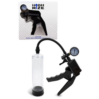 High Rize 8 6 Penis Pump With Pistol Grip Pressure Gauge
