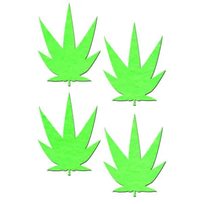 Pastease Petites Glow in the Dark Leaf O S 2 Pack