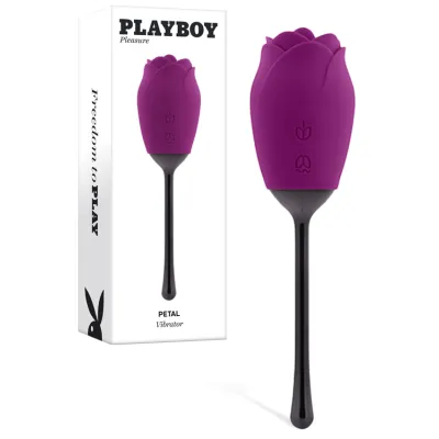 Playboy Petal 6 5 Dual Ended Rose Vibrator