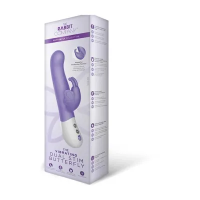 Vibrating Butterfly Dual Stim Vibe 7 8 Inch