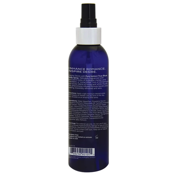 Pure Instinct Pheromone Body Spray True Blue 177 ml | 6 Fl Oz — image 6 of 6