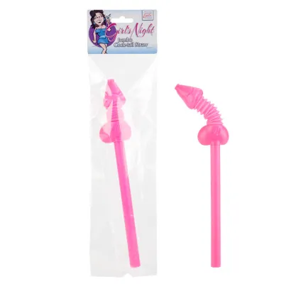 CalExotics Girl s Night Jumbo Cock Tail Straw Pink