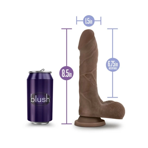 Au Naturel Mister Perfect Chocolate Brown Dildo