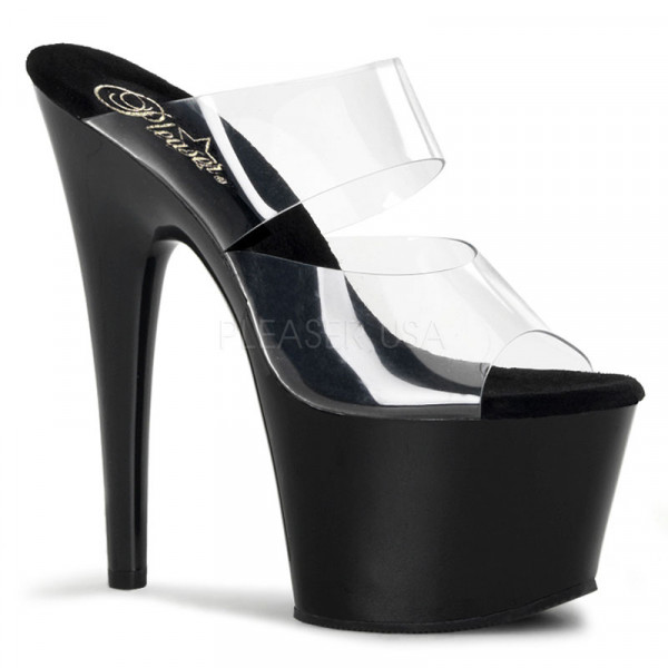 ADORE-702 - 7" Stiletto Heel Two-Band PF Slide — image 9 of 12