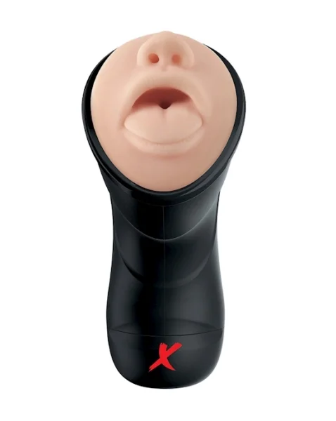 Pdx Elite Deep Throat Vibrating Mastorbator - Black