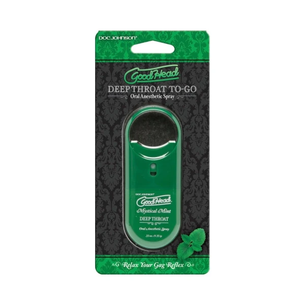 Goodhead To Go Deep Throat Spray .33oz. Mystical Mint