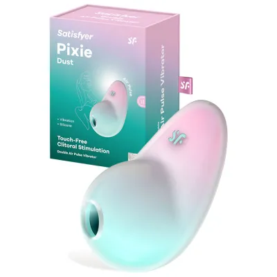 Satisfyer Pixie Dust 3 7 Vibrating Air Pulse Clitoral Stimulator