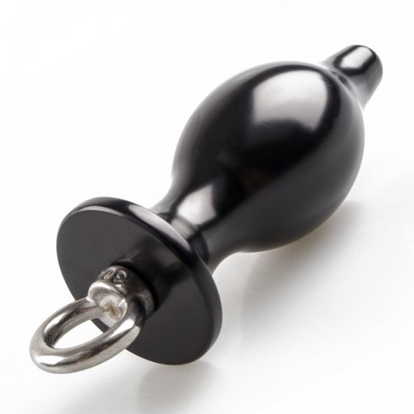 Bondara Black Metal Pacifier Butt Plug – 4, 5 or 6 Inch