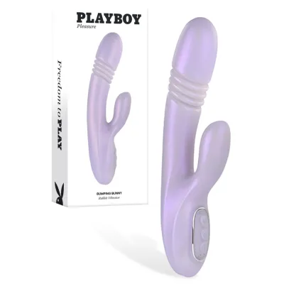 Playboy Bumping Bunny 9 Heated Thrusting Rabbit Vibrator