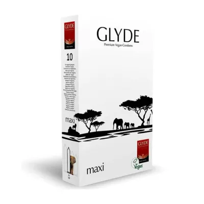 Glyde Maxi Condoms Natural 10 Pack