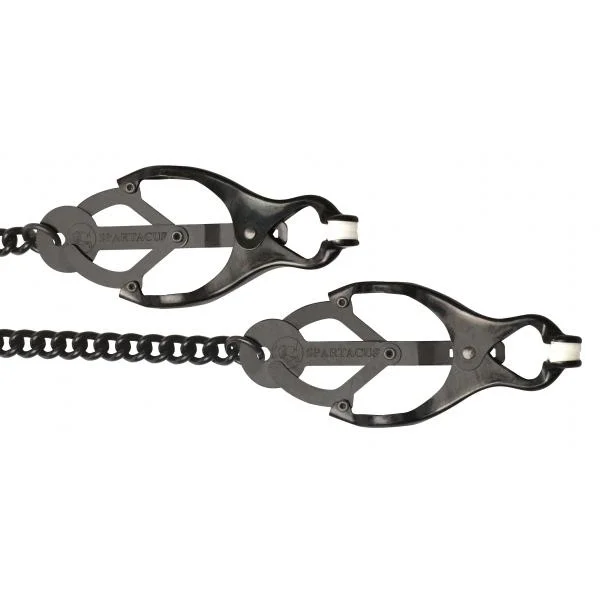 Black Butterfly Nipple Clamps With Chain — image 5 of 6