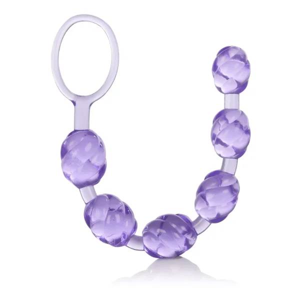 Swirl Pleasure Beads Purple