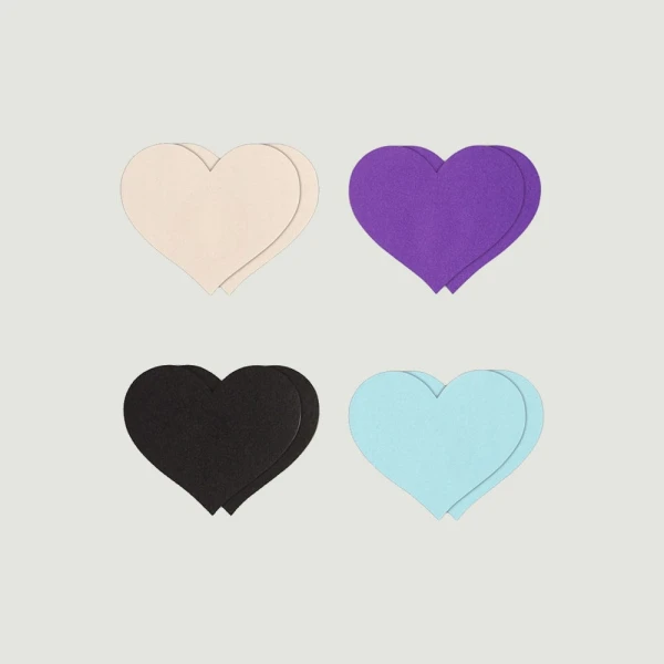 Pretty Pasties Heart Assorted 4-Pack