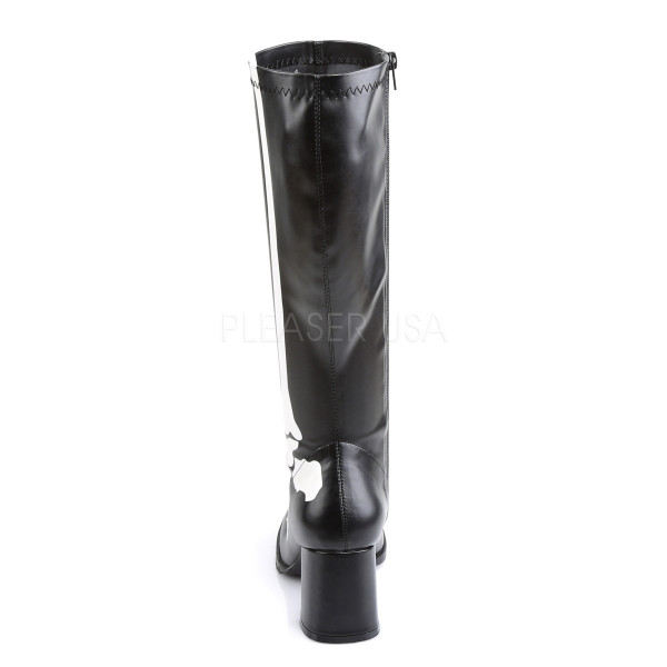 3 inches Block Heel Knee High Gogo Boot, Side Zip — image 8 of 12