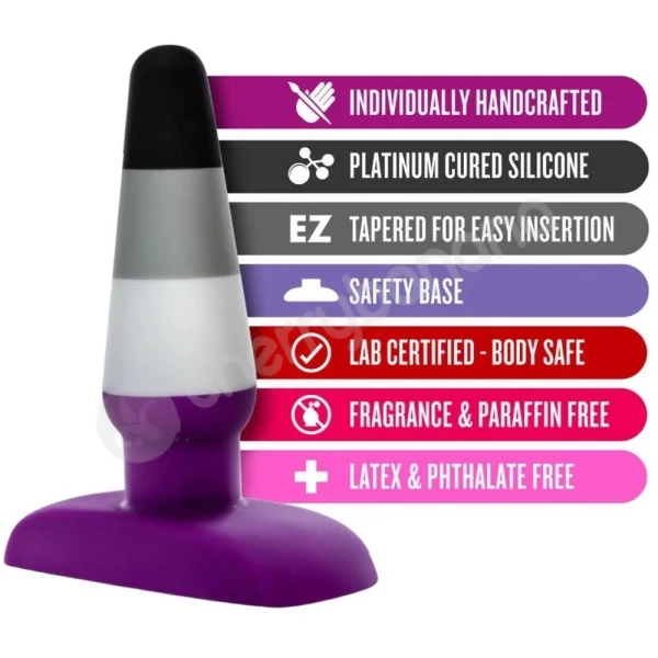 Avant Pride P7 Ace Silicone Anal Plug With Flared Base