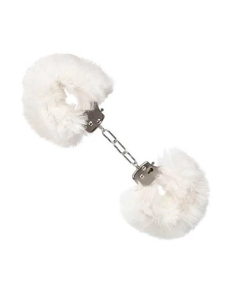 Ultra Fluffy Furry Cuffs - White