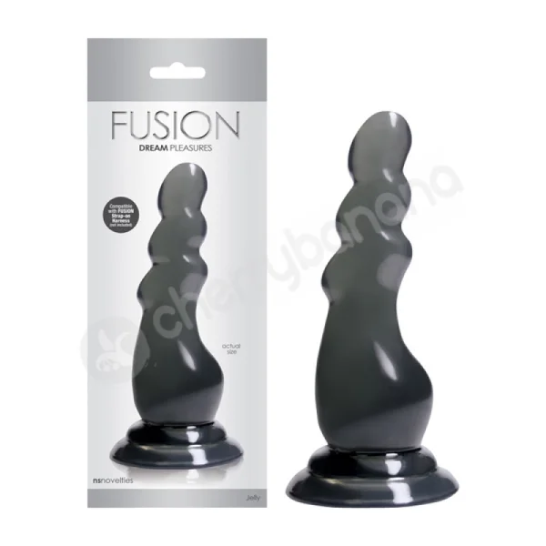 Fusion Dream Pleasures Charcoal Dildo