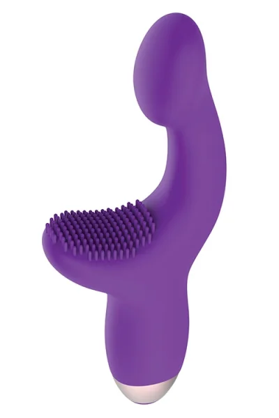 Adam and Eve 7.5" Rechargeable G-Spot Pleaser with Clitoral Nubs