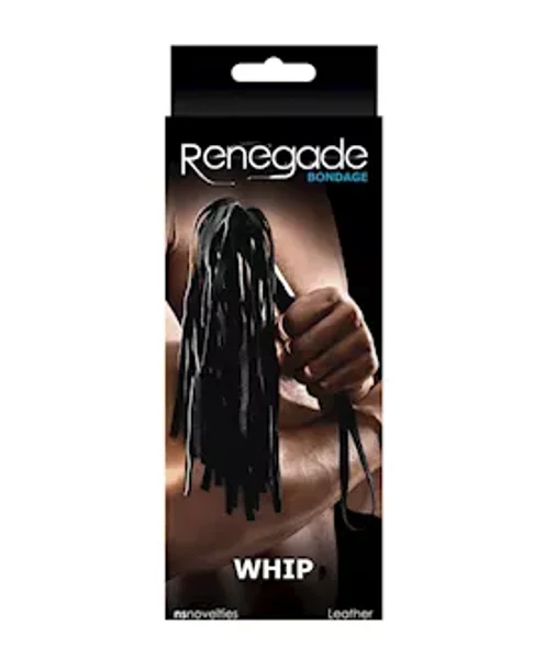 Renegade Bondage Whip - Black — image 8 of 8