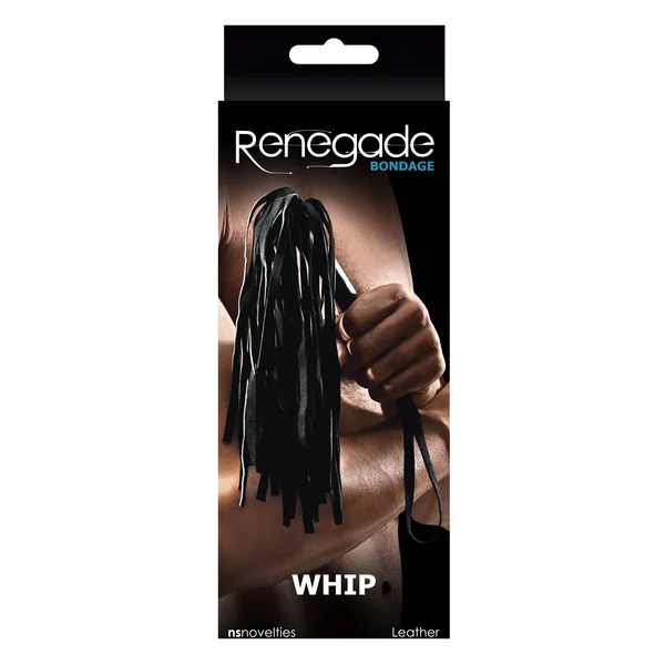 Renegade Bondage Whip - Black — image 10 of 10