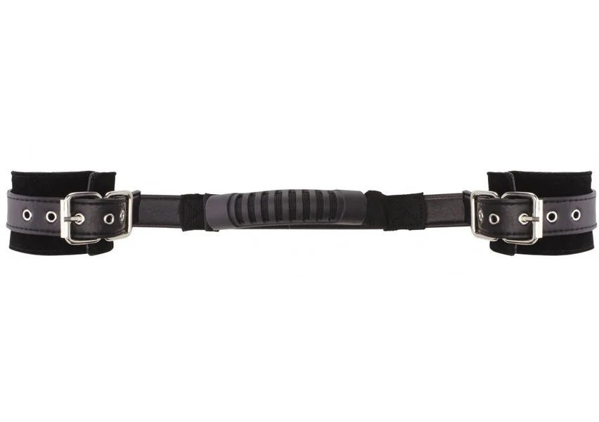 Adjustable Leather Handcuffs - Black — image 8 of 8