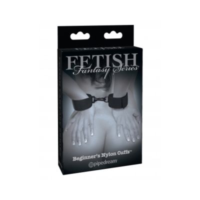 Fetish Fantasy Beginner s Beginner s Nylon Cuffs Black