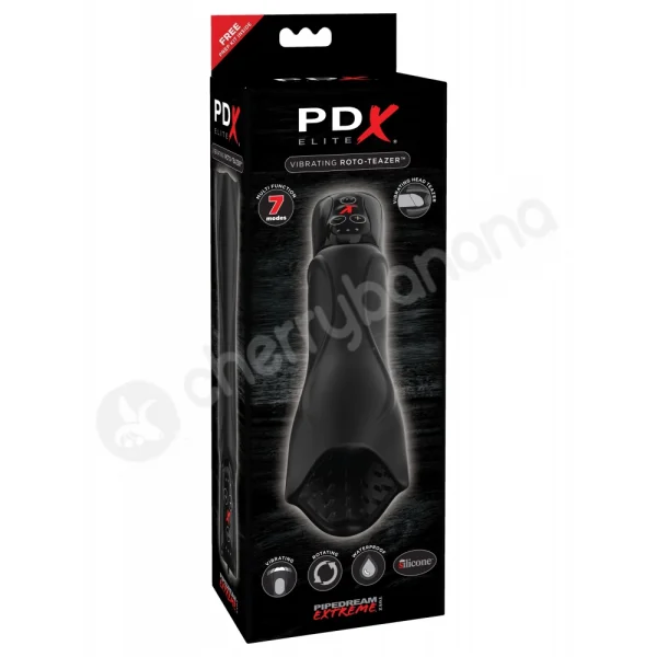 PDX Elite Vibrating Roto-Teazer Stroker