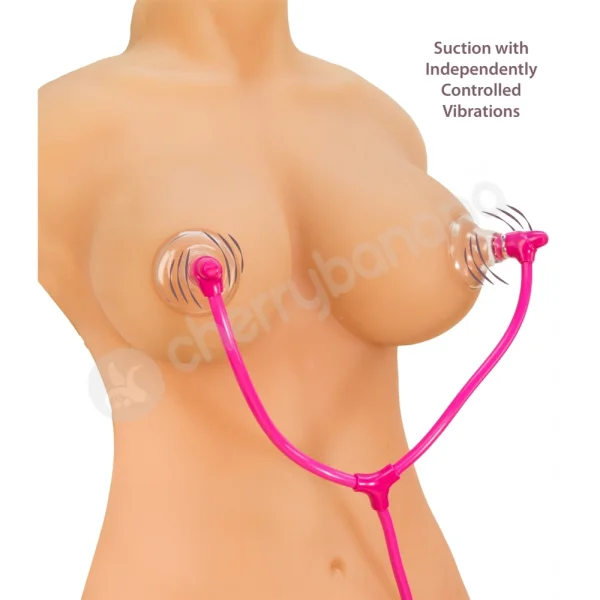 V-Twin Auto Nipple Suckers with Vibration