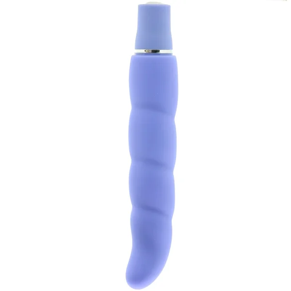 Luxe Purity G Silicone G-Spot Vibrator by Blush Novelties - Periwinkle