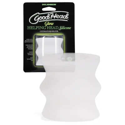 Doc Johnson Helping Head Glow In the Dark Silicone Stroker