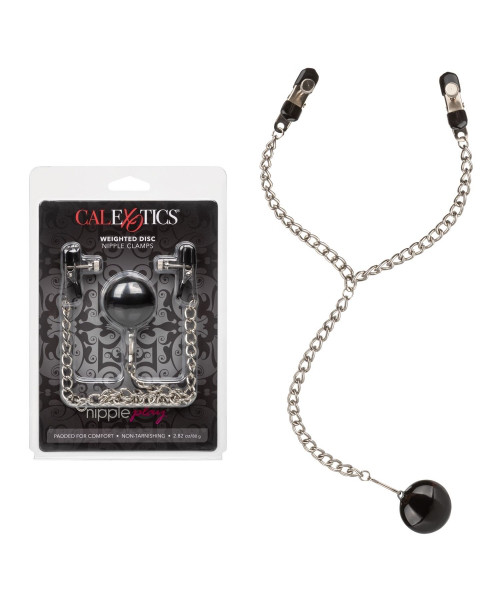 Nipple Play Weighted Disc Nipple Clamps