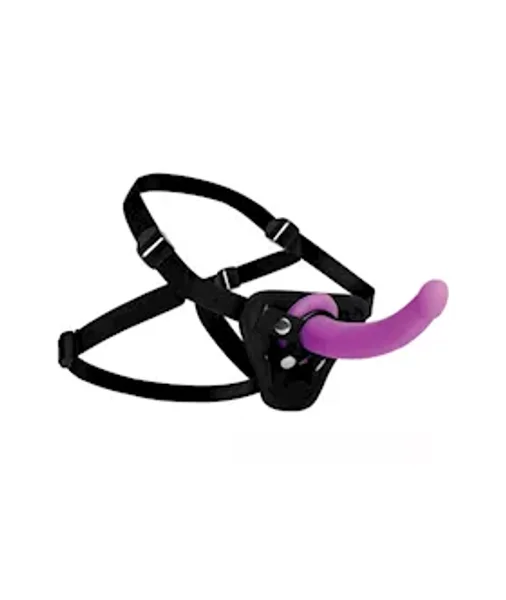 Navigator Silicone G-Spot Dildo with Harness — image 21 of 23