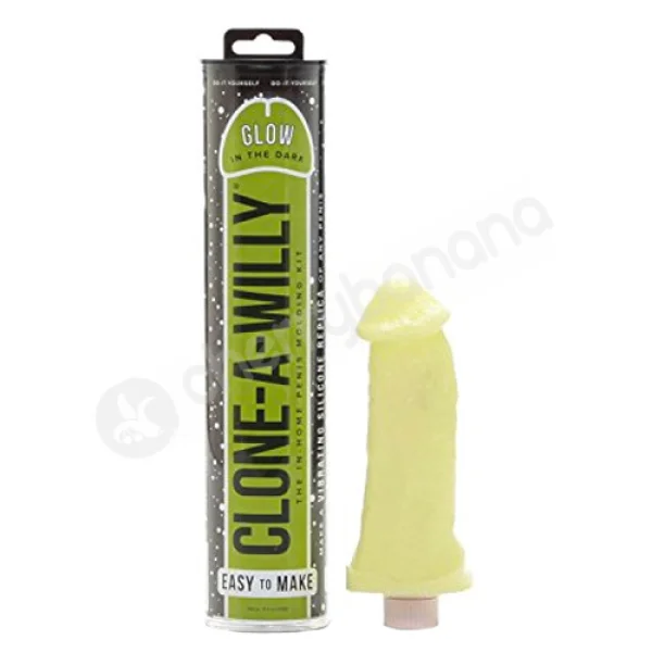 Clone-A-Willy Glow In The Dark Vibrator Moulding Kit Green
