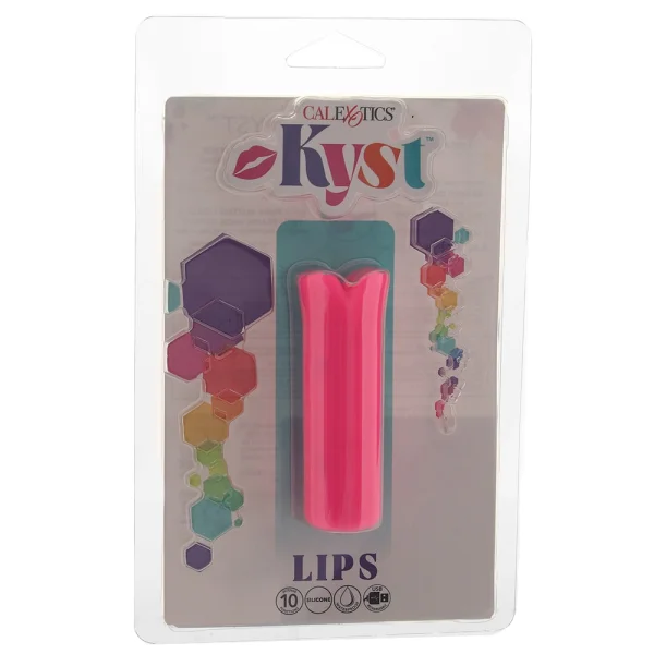 Kyst Lips Powerful Waterproof Rechargeable Bullet Vibrator By CalExotics - Pink