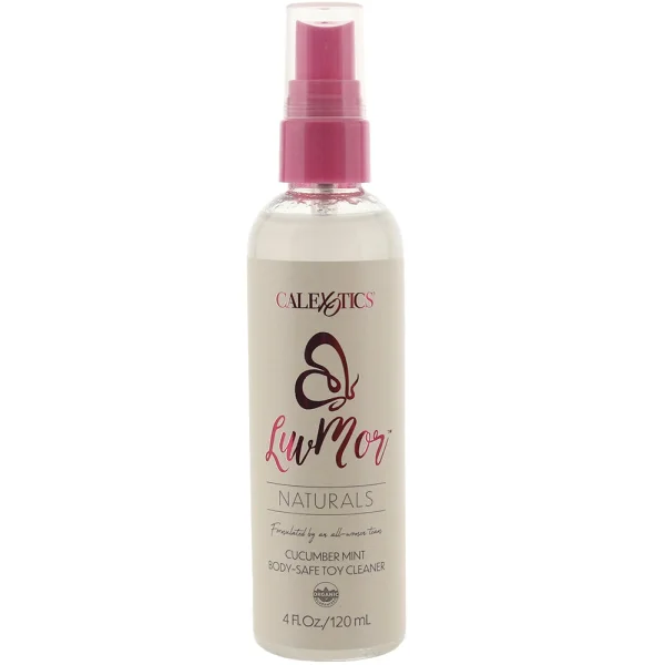 LuvMor Naturals Cucumber Mint Body-Safe Toy Cleaner By CalExotics - 4 oz