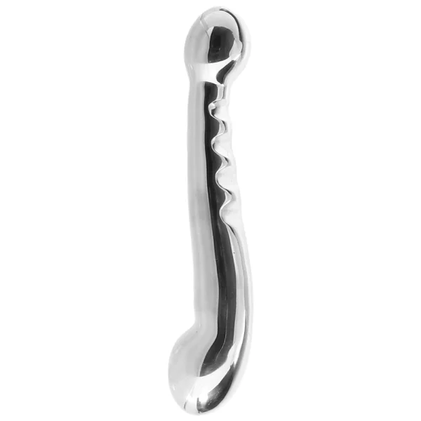 Stainless Steel 7 Inch Double Ended Dildo — image 5 of 6