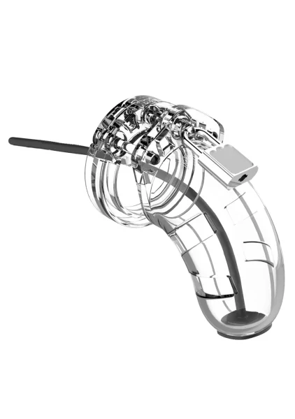 Cage With Silicone Urethal Sounding 15 - Transparent
