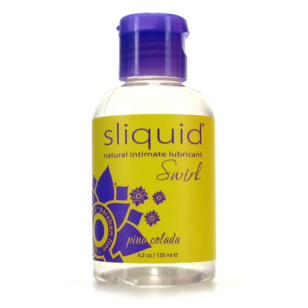 Sliquid Naturals Swirl Pina Colada - Flavored Lube | 4.2oz
